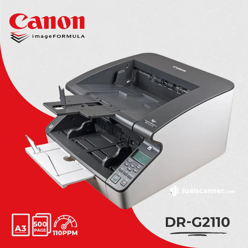Canon Imageformula Dr-G2110 A3 High Speed Duplex Document/Production Scanner 110Ppm