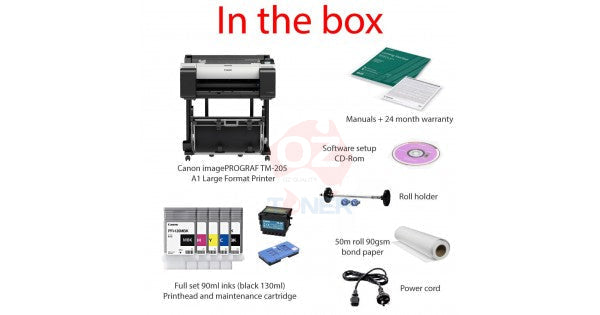Canon Imageprograf Tm-205 A1/24 Graphics Large Format Printer With Stand [Ipftm-205] Wide