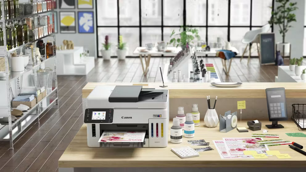 Canon MAXIFY GX7160 MegaTank 4-in-1 MFP Printer+GI66 Ink Bottle replace GX7060