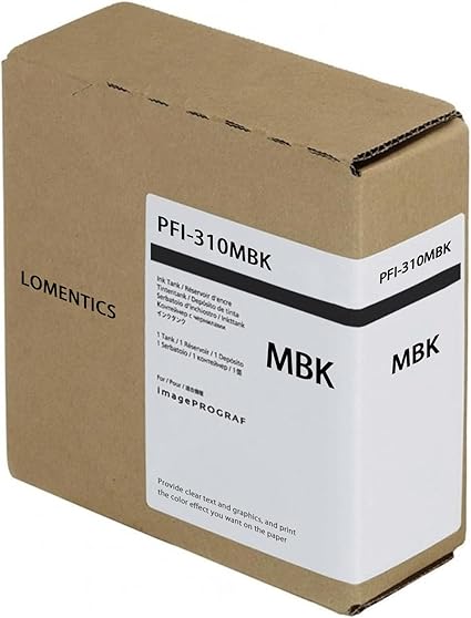 Genuine Canon PFI-310MBK Matte Black Ink Tank Cartridge for Tx Range LFP 330ML