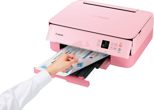 Canon Pixma Ts5352A A4 Inkjet Multifunction Printer + Wi-Fi (Color: Pink) - Rare For Collection