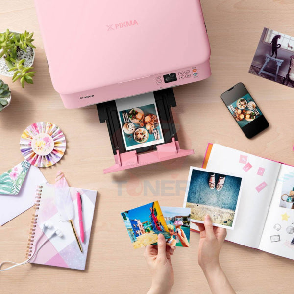 Canon Pixma Ts5352A A4 Inkjet Multifunction Printer + Wi-Fi (Color: Pink) - Rare For Collection