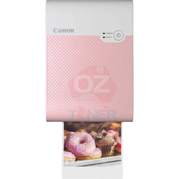 Canon Selphy Square Qx10 Pink Compact Photo Printer Wifi Direct Print [Qx10Pk] Inkjet Colour Single