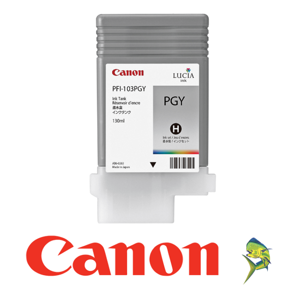 Genuine Canon Pfi-101Pgy Photo Grey Ink Cartridge For Ipf5000 -