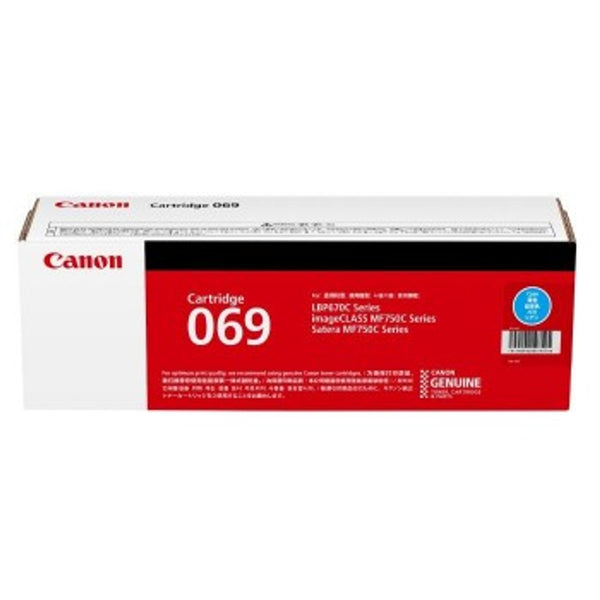 Genuine Canon CART069 Cyan Toner Cartridge for LBP674Cx MF756Cx 1.9K Pages [CART069C]