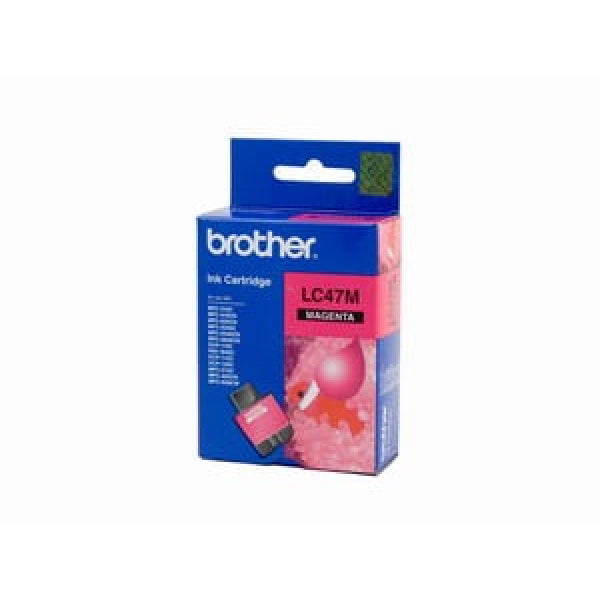 1 X Genuine Brother Lc-47 Magenta Ink Cartridge Lc-47M -