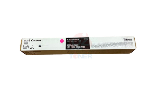 *Clear!* 1 X Genuine Canon Tg-71M Npg71 Magenta Toner Cartridge (60K Pages) -