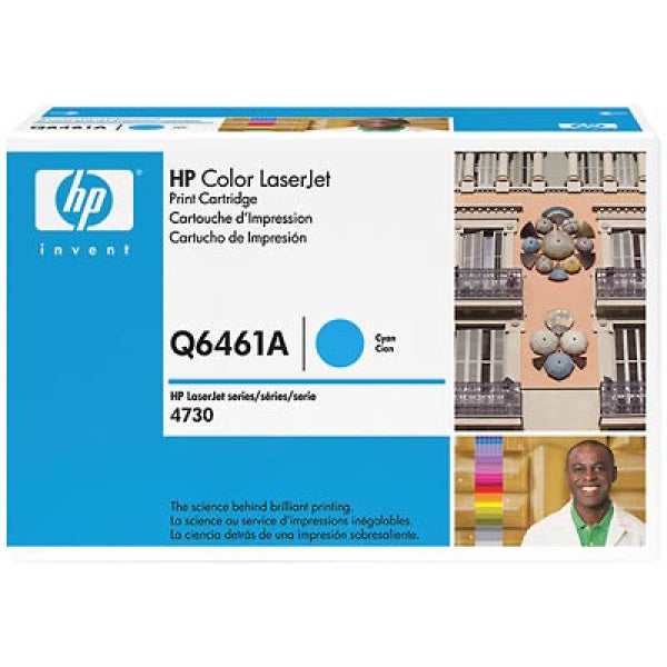 1 X Genuine Hp Q6461A Cyan Toner Cartridge 644A -