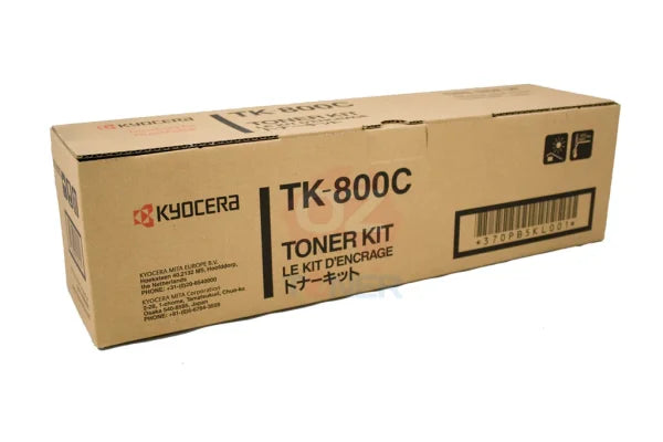 *Clear!* 1X Genuine Kyocera Tk-800 Cyan Toner Cartridge For Fs-C8008Np (10K) [Tk800C] -