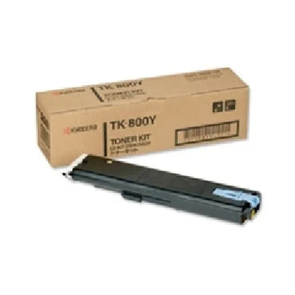 *Clear!* 1X Genuine Kyocera Tk-800Y Yellow Toner Cartridge For Fs-C8008Np (10K) [Tk800Y] -