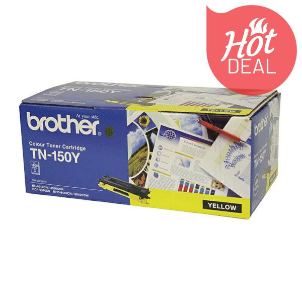 Brother TN150 Yell Toner Cart TN-150Y