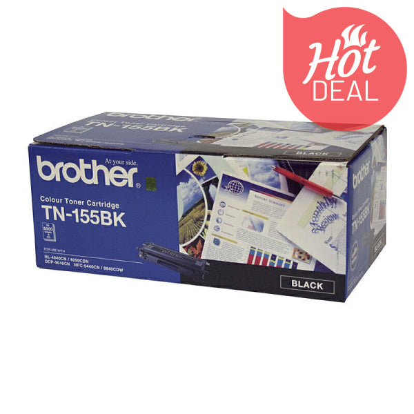 Brother TN155 Blk Toner Cart TN-155BK