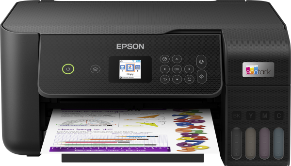 *Clear* Epson Ecotank Et-2750 3-In-1 A4 Wireless Refillable Ink Tank Printer C11Cg22501 *Rfb*