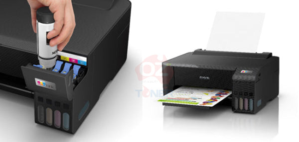 *Clear* Epson Ecotank Et1810 A4 Single Function Ink Tank Wifi Printer+Prefill P/N:c11Cj71501*Rfb*