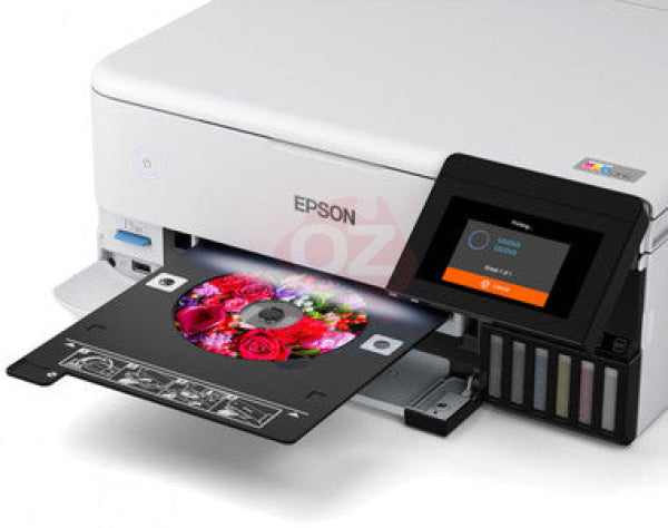 *Clear!* Epson Ecotank Photo Et-8500 A4 Colour Multifunction Inkjet Ink Tank Printer *Rfb*