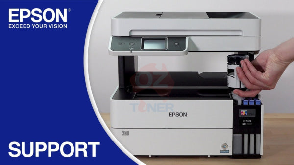 *clear* Epson Ecotank Pro Et-5170 A4 Color Ink Tank Mfp Printer+Fax+Prefilled (C11Cj88501) *rfb*