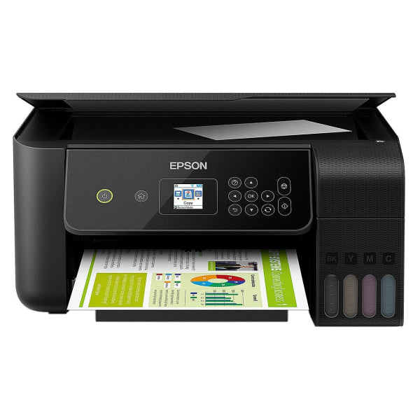*clear* Epson Expression Ecotank Et-2720 A4 Multifunction Printer+Prefilled Ink P/n:c11Ch42501+18