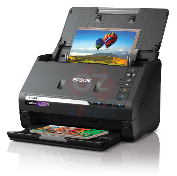 *Clear!* Epson Fastphoto Ff-680W Usb/Wireless Color Photo Scanner 45Ppm B11B237501_R *Rfb*