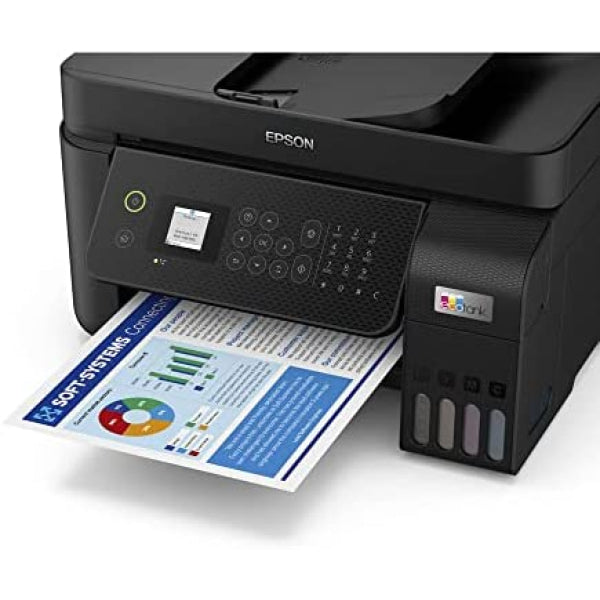 *Clear* Epson Workforce Et-4700 4In1 Ink Tank Wireless Printer+Fax+Prefilled *Rfb* C11Cg85508