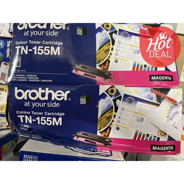 Genuine Brother TN-155M Magenta Toner Cartridge for HL-4040CN HL-4050CDN MFC-9440CN