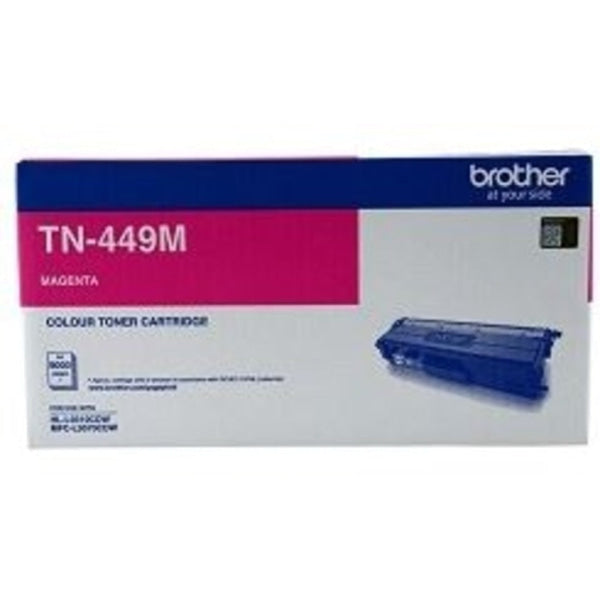 *Clear!* Genuine Brother Tn-449 Ultra High Yield Magenta Toner Cartridge 9K [Tn449M] -