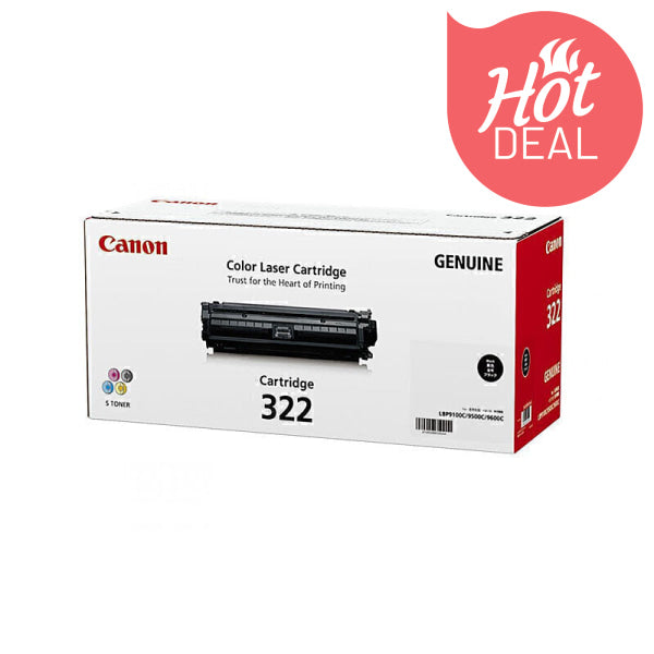 Genuine Canon CART-322BK Black Toner Cartridge for LASER SHOT ...