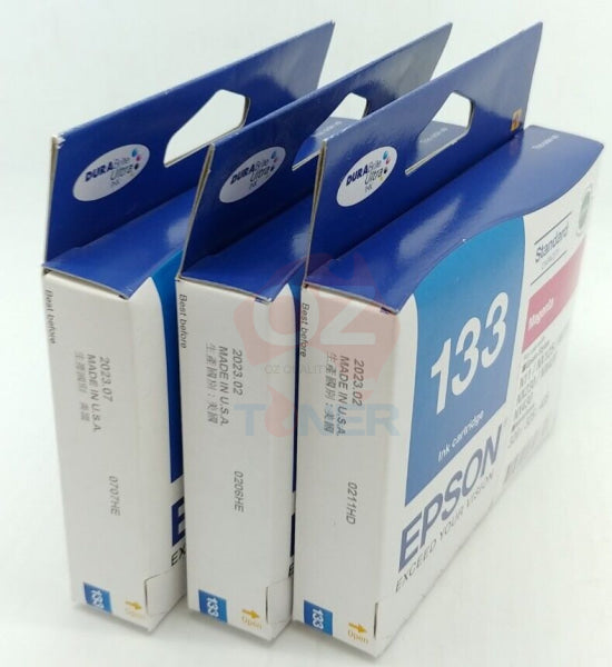 *Clear!* Genuine Epson #133 C/M/Y Color Ink Cartridge Value Pack [T133292-T133492]