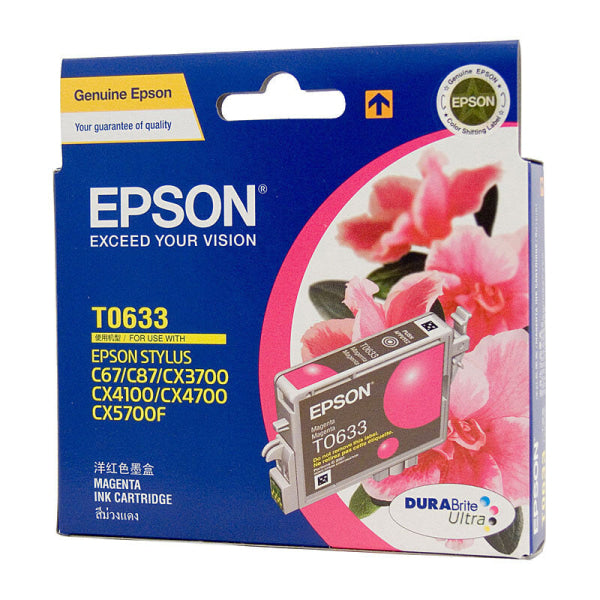 Epson T0633 Magenta Ink Cart C13T063390