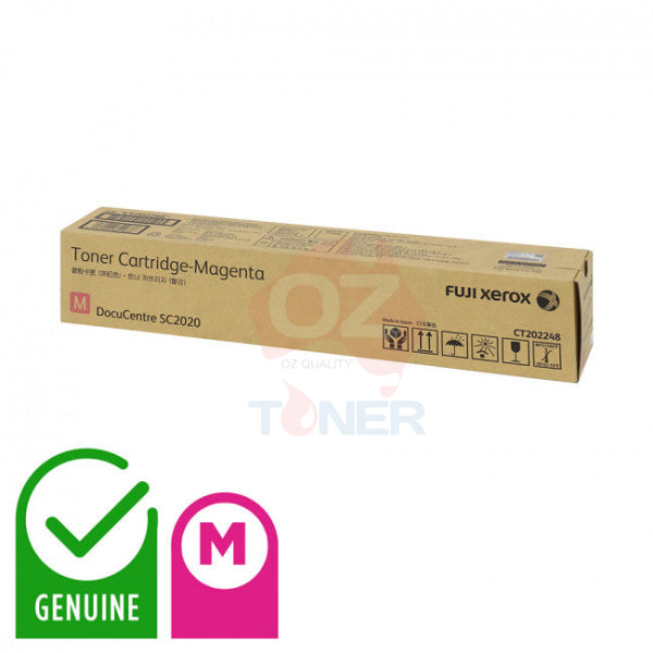 Genuine Fuji Xerox Docucentre Sc2020 Sc2020Nw Magenta Toner Cartridge Ct202248 (3K) -