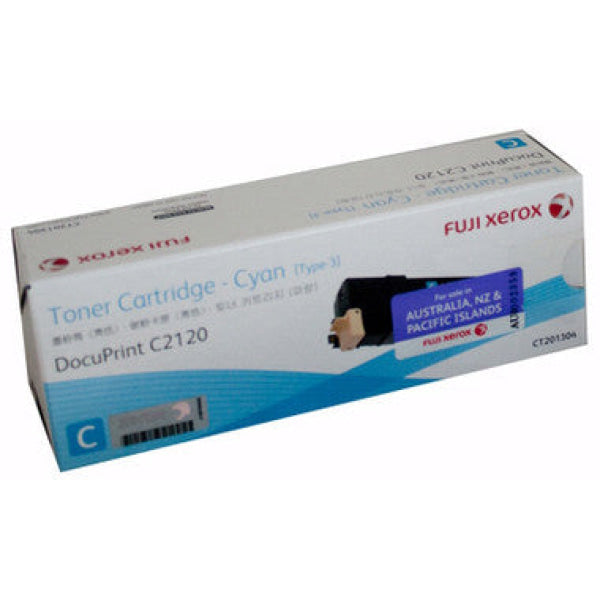 *Clear!* 1X Genuine Fuji Xerox Docuprint C2120 Cyan Toner Cartridge Ct201304 (3K) -