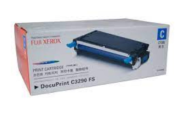 *Clear!* Genuine Fuji Xerox Docuprint C3290 C3290Fs Cyan Toner Cartridge 6K [Ct350568] -