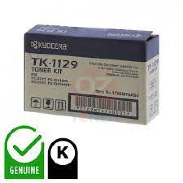 *Clear!* Genuine Kyocera Tk-1129 Black Toner For Fs-1061Dn Fs-1325Mfp 2K [1T02M70As0] [Tk1129K]