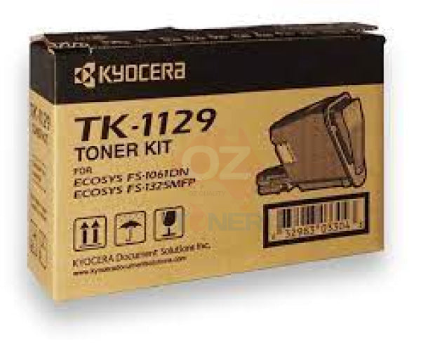 Kyocera Genuine Tk-1129 Black Toner For Fs-1061Dn/Fs-1325Mfp 1T02M70As0 (2K) [Tk1129K] Cartridge -