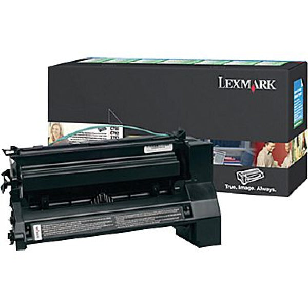 Lexmark Genuine C782X1KG Black Prebate Toner Yield 15000 Pages For C780 C782X1KG