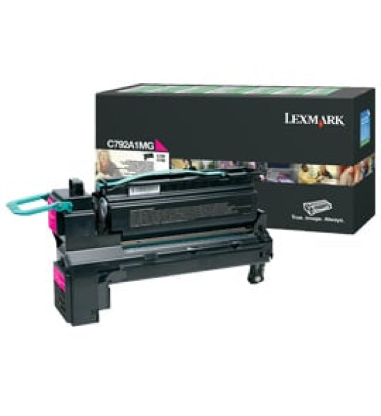 1 X Genuine Lexmark C792 X792 Magenta Toner Cartridge Return Program -
