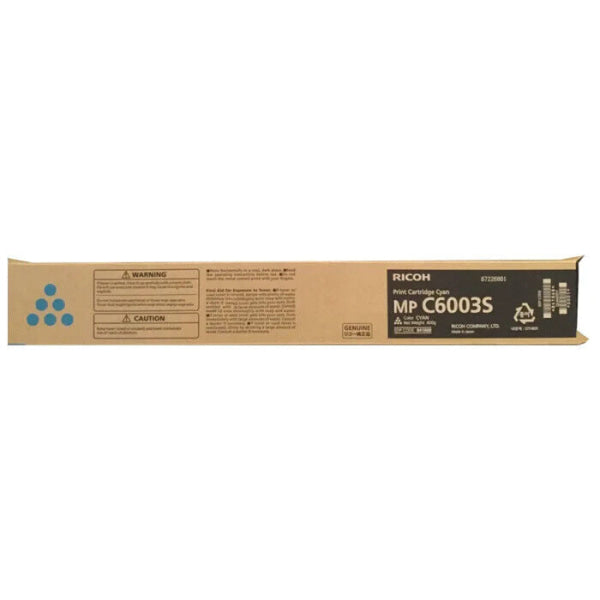 *Clear!* Genuine Ricoh 841868 Type-C6003Sc Cyan Toner Cartridge For Mpc4503 C5503 C6003 (22.5K) -