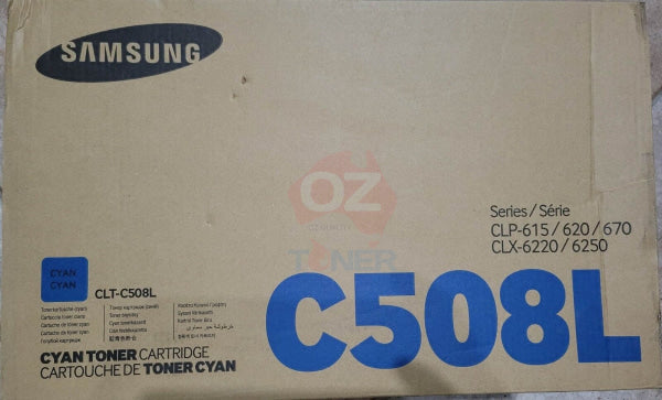 *Clear!* Genuine Samsung Clt-C508L Cyan Toner Cartridge For Clp-620Nd Clp-670N Clp-670Nd 4K