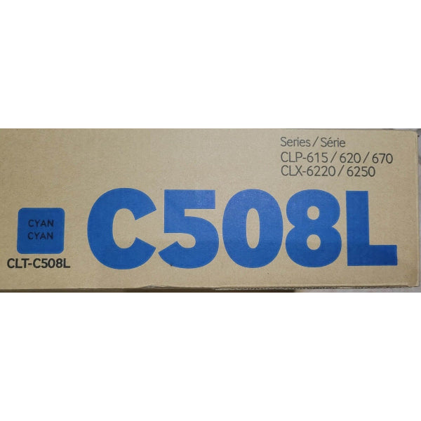 *Clear!* Genuine Samsung Clt-C508L Cyan Toner Cartridge For Clp-620Nd Clp-670N Clp-670Nd 4K