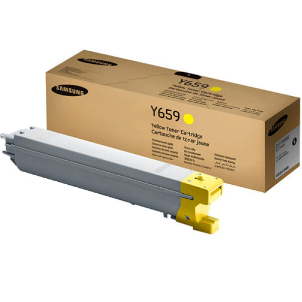 1 X Genuine Samsung Clx-8640Nd Clx-8650Nd Yellow Toner Cartridge Clt-Y659S Su571A -