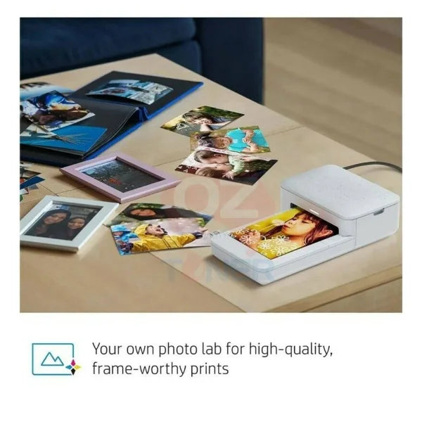 *Clear!* Hp Sprocket Studio 4X6 Color Thermal Mobile Photo Printer Snow [3Mp72A]