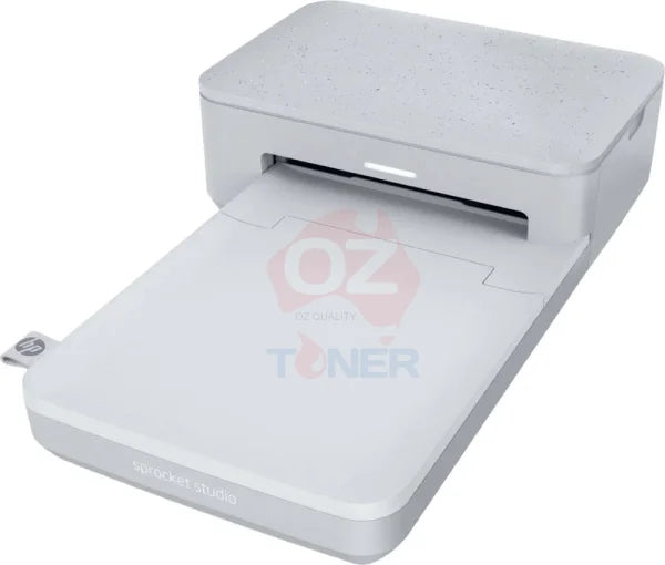 *Clear!* Hp Sprocket Studio 4X6 Color Thermal Mobile Photo Printer Snow [3Mp72A]