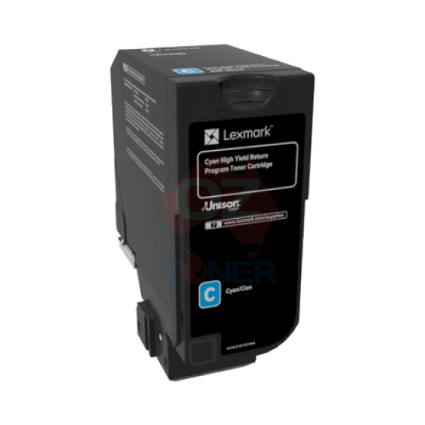 CX725 Cyan High Yield Return Program Toner Cartridge 16K Damaged Carton 84C6HC0-RET