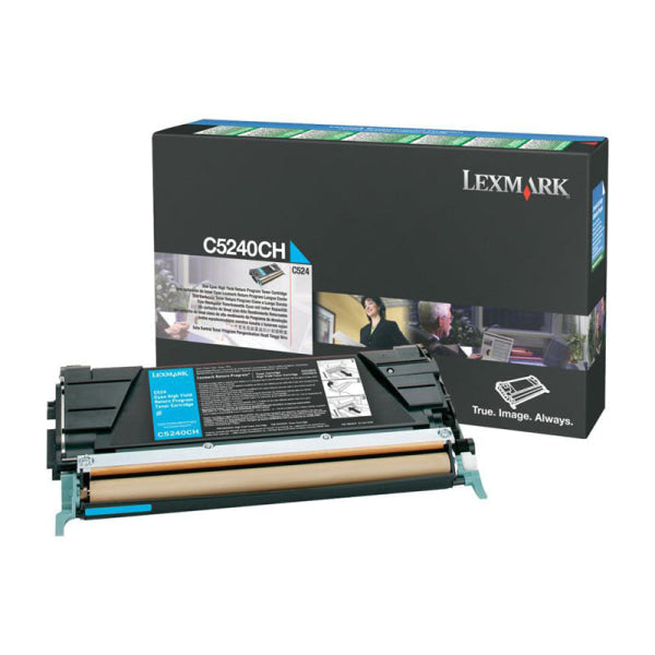 Lexmark Genuine C5240CH CYAN HY Toner Cartridge for C524/C534dn/C532n