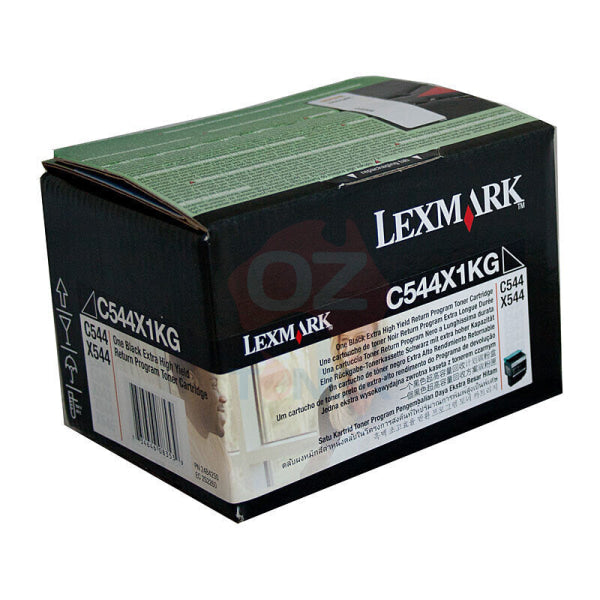 Lexmark Genuine C544X1KG BLACK Extra High Yield Toner->C544/X544DN/X548DE (6K)