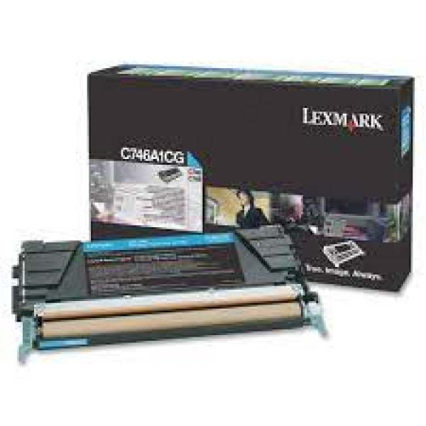 *Clear!* Lexmark Genuine C746A1Cg Cyan Return Program Toner Cartridge For C746Dn/C748De (7K) -