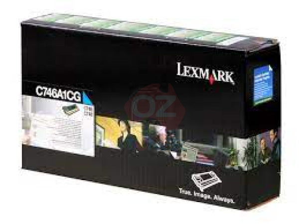 *Clear!* Lexmark Genuine C746A1Cg Cyan Return Program Toner Cartridge For C746Dn/C748De (7K) -