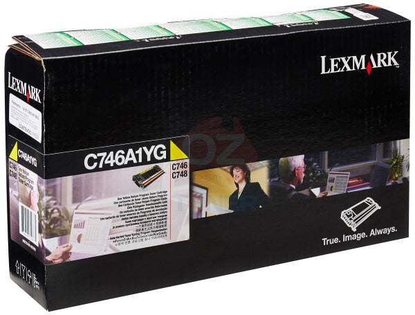 *Clear!* Lexmark Genuine C746A1Yg Yellow Return Program Toner Cartridge For C746Dn/C748De (7K) -