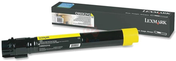 *Clear!* Lexmark Genuine C950X2Yg Yellow Extra Hy Toner Cartridge For C950De (22K) -