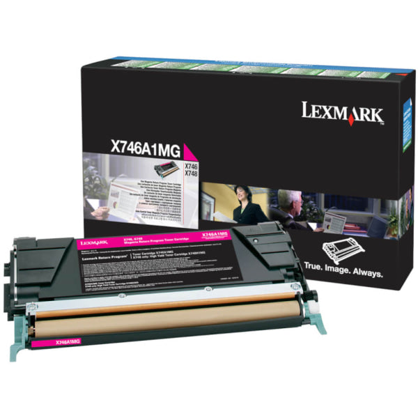 *Clear!* Lexmark Genuine X746A1Mg Magenta Return Program Toner Cartridge For X746De/X748De (7K) -