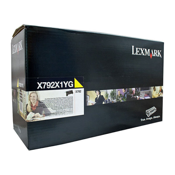 Lexmark Genuine X792X1YG YELLOW Extra HY Return Program Print for X792DE